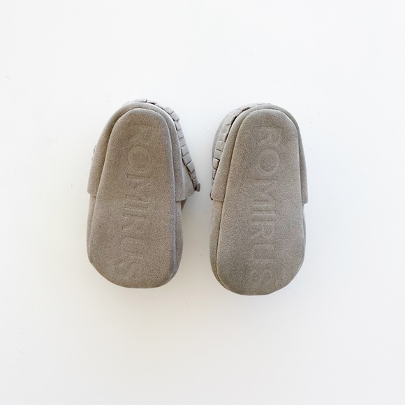 Romirus Grey Moccasins - Picture 2 of 4
